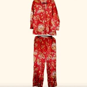 Natori Paisley Print Pajama Set